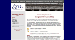 Desktop Screenshot of europeancivillaw.com