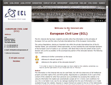 Tablet Screenshot of europeancivillaw.com